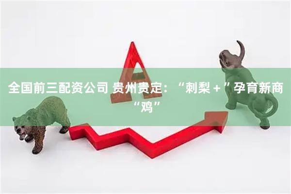 全国前三配资公司 贵州贵定：“刺梨＋”孕育新商“鸡”